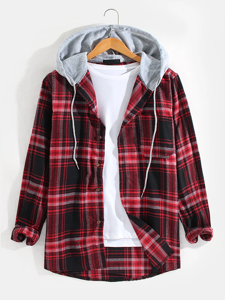 Fashion Sale Start With Men's Hooded Shirt Pack!