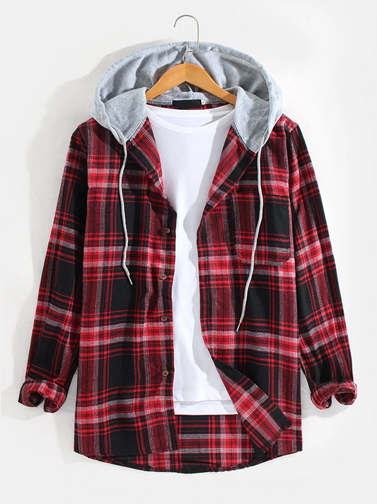 Fashion Sale Start With Men's Hooded Shirt Pack!