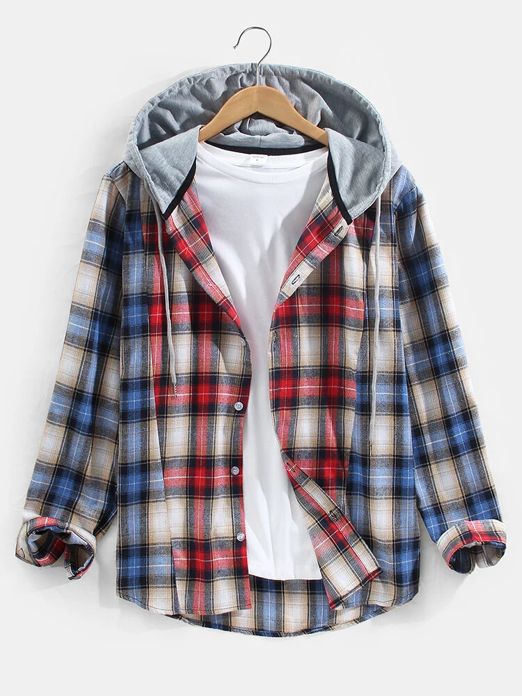 Discounted Offer Pack Of Pocket Hooded Shirt Pack!