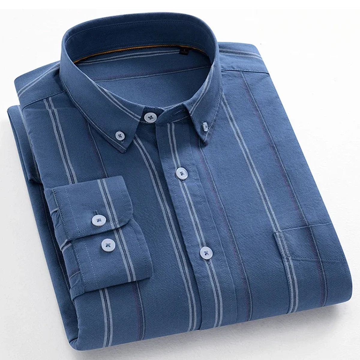 Men's Mandarin Collar Casual Shirt