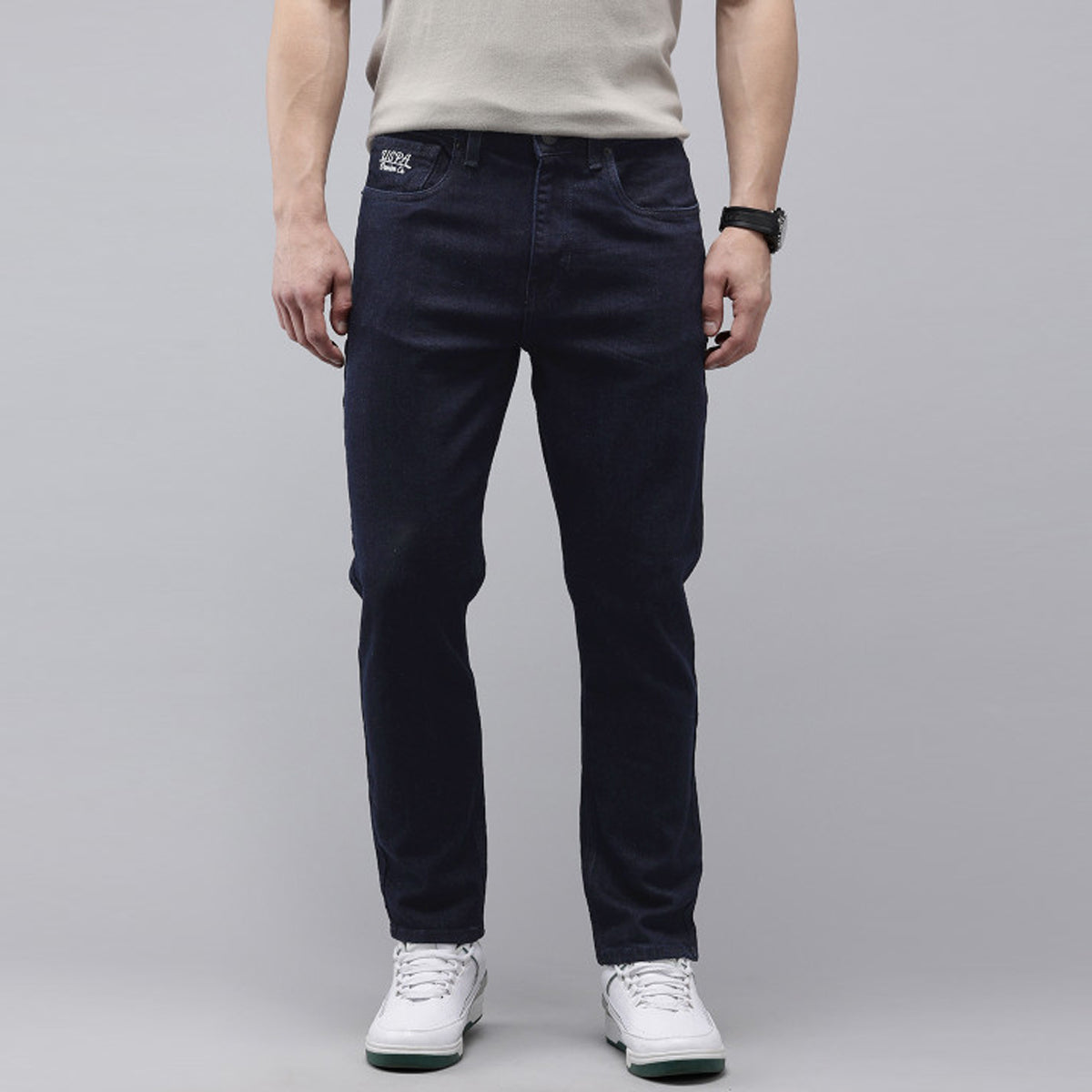 Men’s Low Rise Skinny Fit Jeans Jet Black