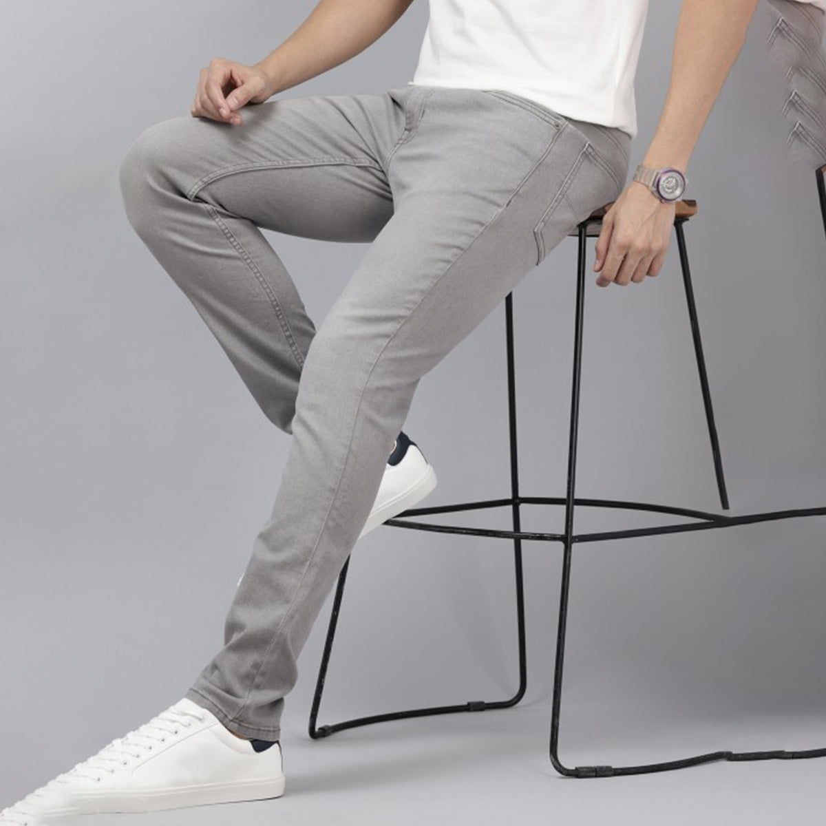 Men’s Relaxed Fit Denim Jeans Zip Closure