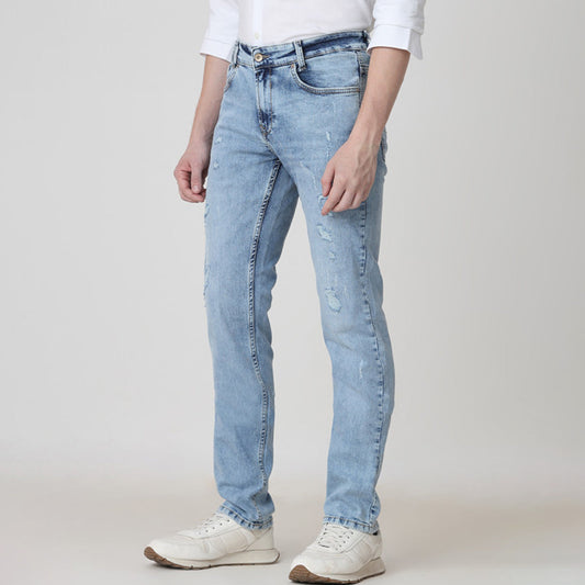 Men's Slim Fit Denim Jeans Stretchable Fabric