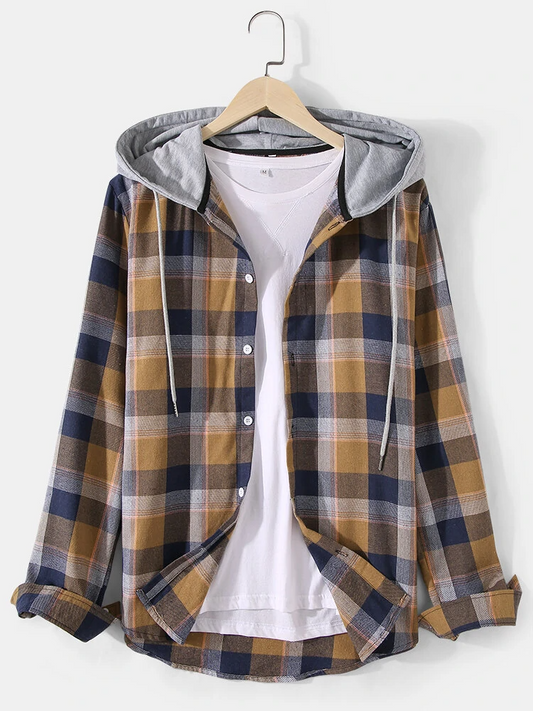 Discounted Deal Of Fashionable Relaxed Fit Hooded Shirt Pack!