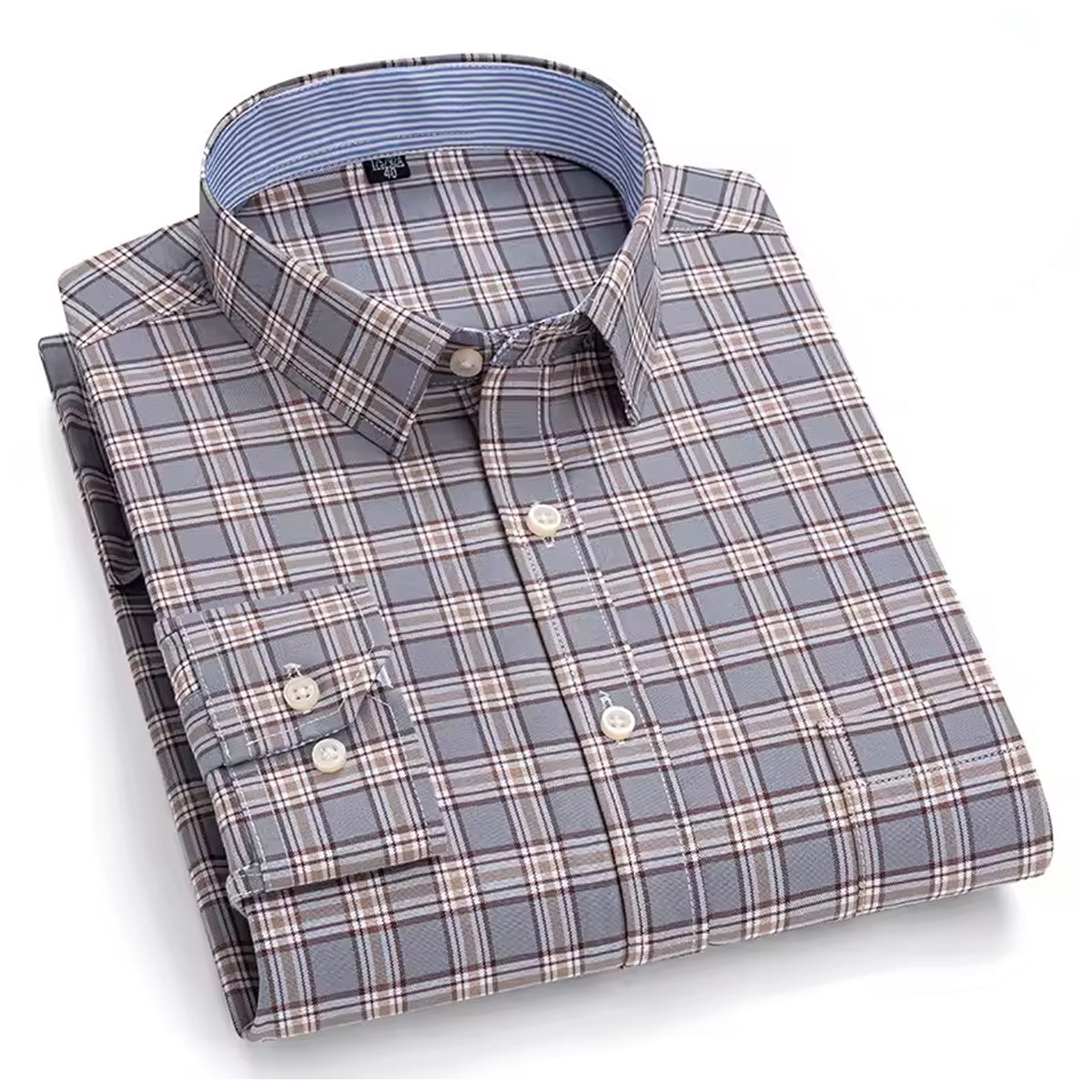 Men's Casual Wear Checkered Shirt
