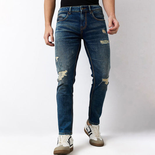 Light Blue Men’s Jeans – Regular Fit – Everyday Wear