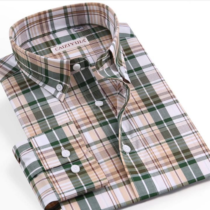 Men's Premium Cotton Check Shirt (SC530)