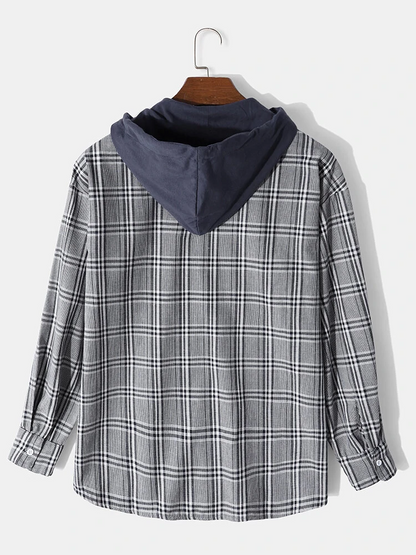 Fashionable Sale Of Men's Hooded Shirt Pack!