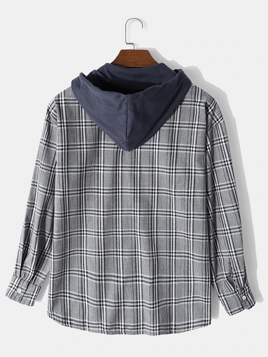 Fashionable Sale Of Men's Hooded Shirt Pack!