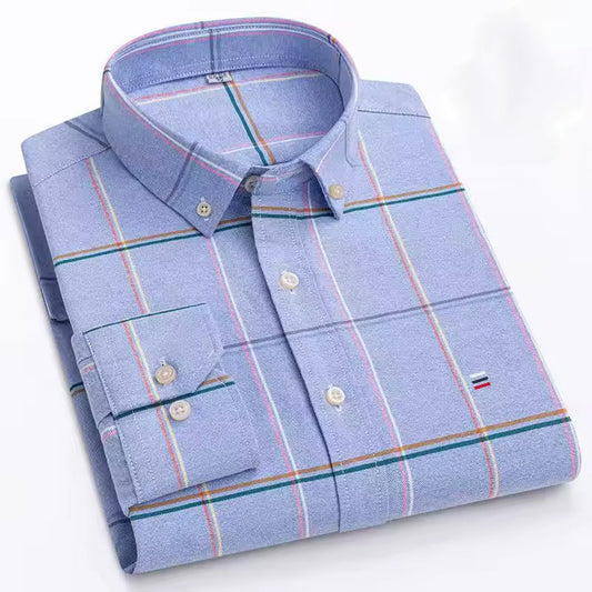 Men's Cotton Checked Casual Shirt
