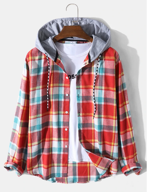 Buy Stylish Men’s Hooded Shirts Pack!