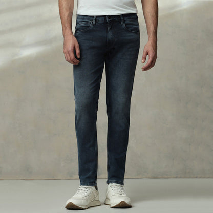 Regular Fit Stretchable Jeans for Men – Dark Indigo
