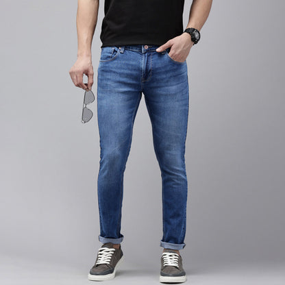 Straight Fit Men’s Work Jeans – Tough Stitch – Indigo