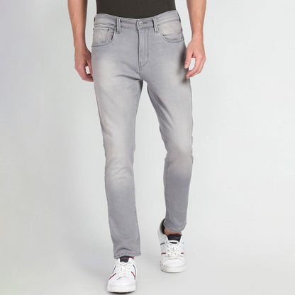 Men’s Classic Grey Jeans Mid Rise All Season
