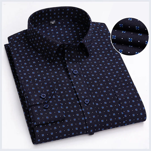 Men's Solid Formal Shirt - Premium Cotton Blend