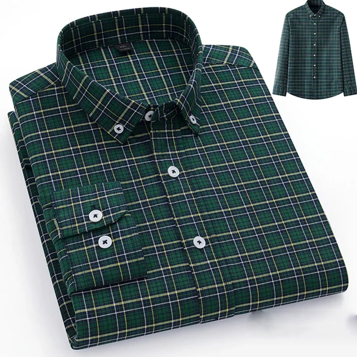 Men Solid Regular Fit Casual Shirt