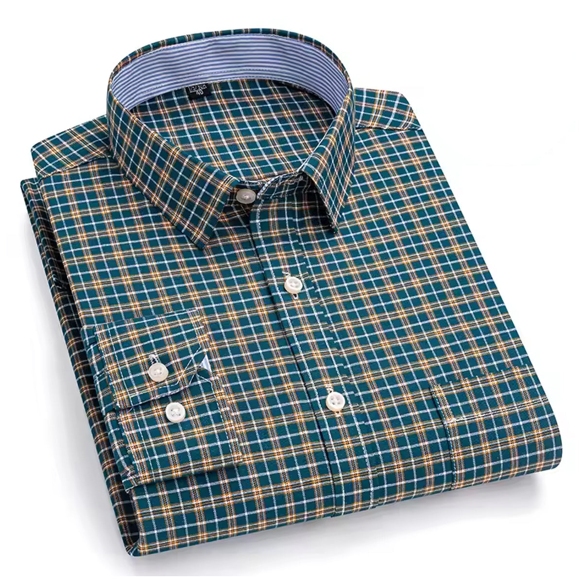 Men's Multicolor Small Checked Shirt Daily Use