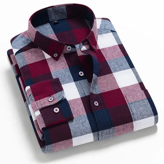 Men's Checkered Slim fit Casual Shirt