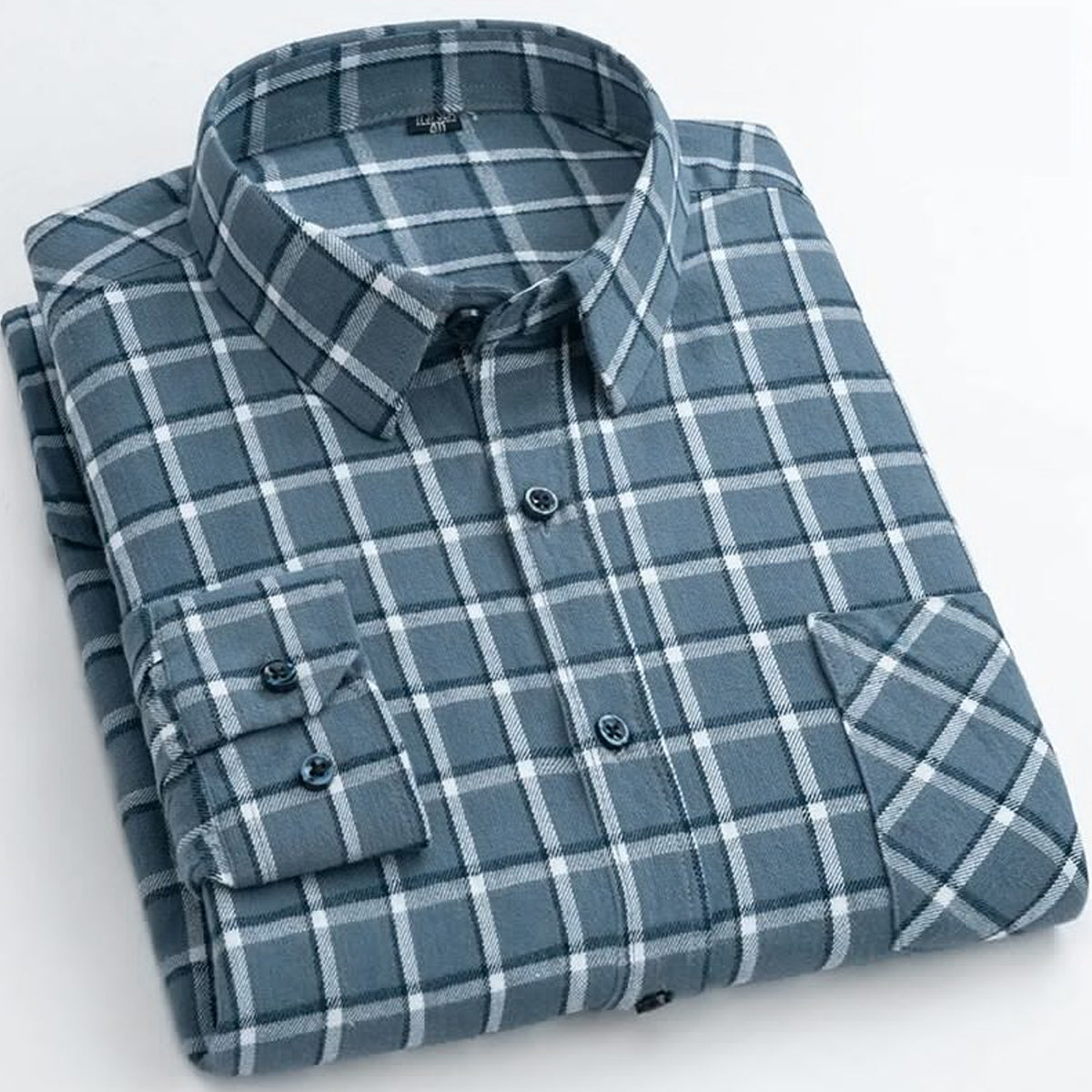 Men's Cotton Casual Regular Fit Small Checks Shirt