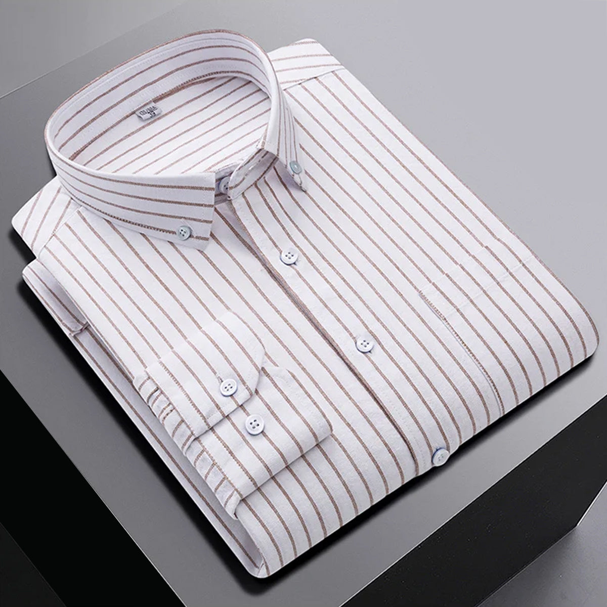Men's Full Sleeves Formal Regular Fit Cotton Check Shirt