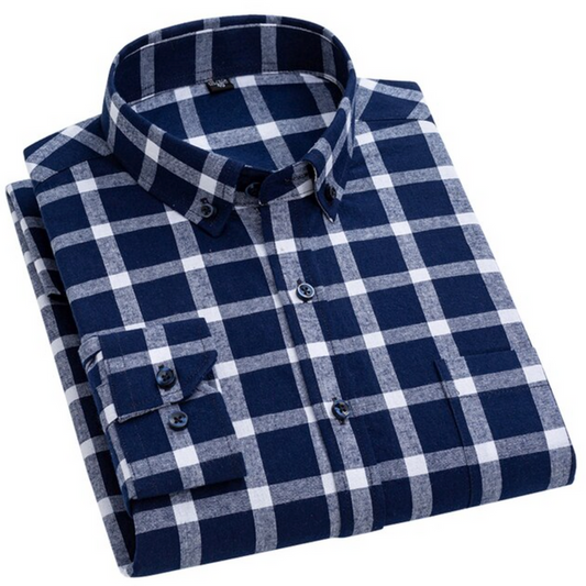 Men's Premium Cotton Check Shirt (SC505)
