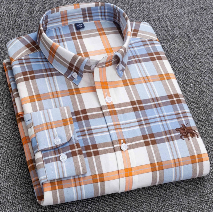 Men's Premium Cotton Check Shirt (SC509)