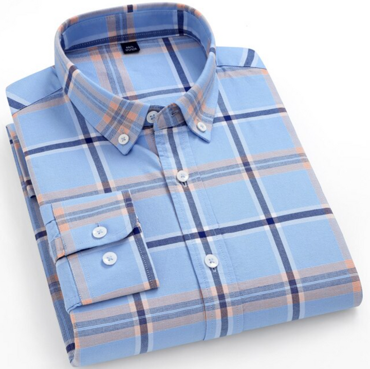 Men's Premium Cotton Check Shirt (SC538)
