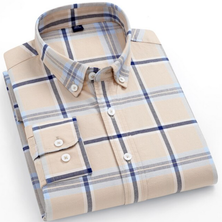 Men's Premium Cotton Check Shirt (SC539)