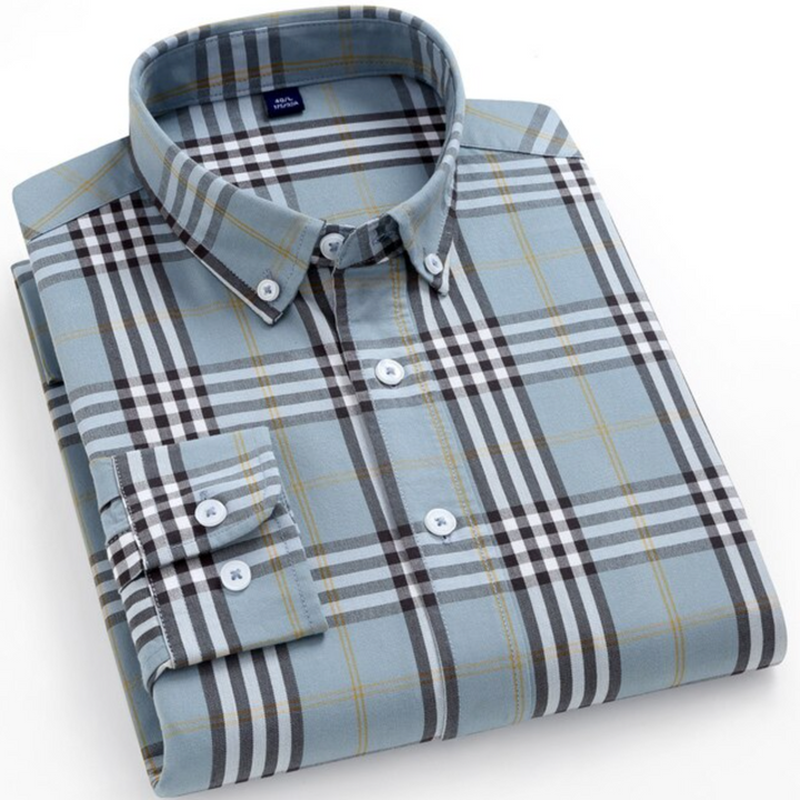 Men's Premium Cotton Check Shirt (SC541)