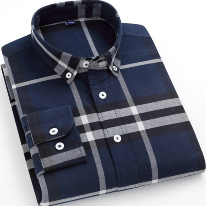 Men's Premium Cotton Check Shirt (SC545)