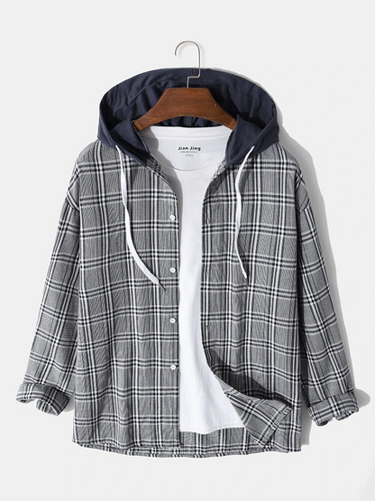 Fashionable Sale Of Men's Hooded Shirt Pack!